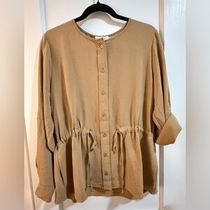 Calvin Klein Button-Up Top